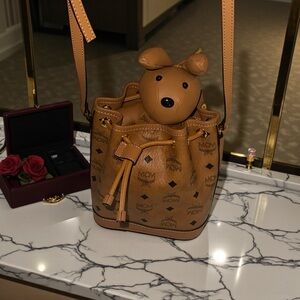 MCM Rabbit Berlin Drawstring Cross body Bag